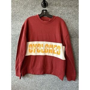 Iowa State Cyclones Crewneck Size Small Tailgate Game Day Oversized NWOT  F30